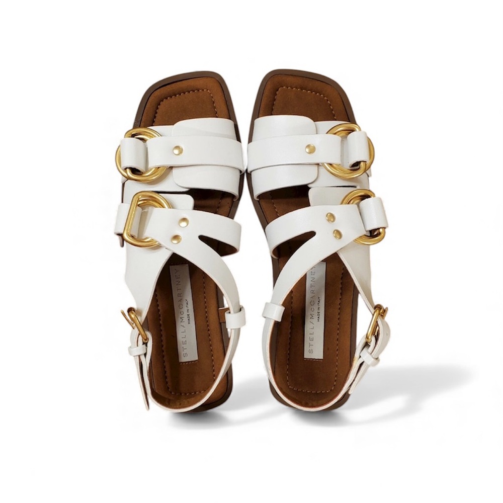 NEW Stella McCartney Slingback Sandals - White 8 US 38 Eur MSRP $595